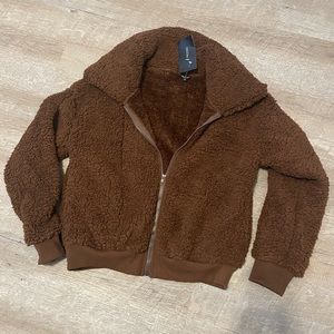 Brown Sherpa Jacket